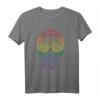 Schwuler Halloween-Schädel LGBT Gay Pride T-Shirt – Stolzes Unterstützungsdesign und Geschenk für LGBT-Gleichberechtigung