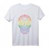 Schwuler Halloween-Schädel LGBT Gay Pride T-Shirt – Stolzes Unterstützungsdesign und Geschenk für LGBT-Gleichberechtigung