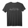 Herzschlag Camper EKG Frequenz T-Shirt – Perfektes Geschenk für Wohnwagen- und Camping-Fans, Geburtstags- & Weihnachtsgeschenk für Camper