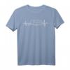 Herzschlag Camper EKG Frequenz T-Shirt – Perfektes Geschenk für Wohnwagen- und Camping-Fans, Geburtstags- & Weihnachtsgeschenk für Camper