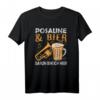 Blasmusik Biertrinker Blechblasinstrument Posaune T-Shirt – Lustiges Geschenk für Musiker, Posaunisten & Bierliebhaber zu Weihnachten & Geburtstag
