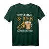 Blasmusik Biertrinker Blechblasinstrument Posaune T-Shirt – Lustiges Geschenk für Musiker, Posaunisten & Bierliebhaber zu Weihnachten & Geburtstag