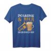 Blasmusik Biertrinker Blechblasinstrument Posaune T-Shirt – Lustiges Geschenk für Musiker, Posaunisten & Bierliebhaber zu Weihnachten & Geburtstag