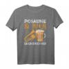 Blasmusik Biertrinker Blechblasinstrument Posaune T-Shirt – Lustiges Geschenk für Musiker, Posaunisten & Bierliebhaber zu Weihnachten & Geburtstag
