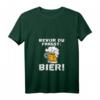 Damen Bevor Du Fragst Bier Biertrinker Bierliebhaber T-Shirt mit V-Ausschnitt – Lustiges Bier-Statement für Männer, Väter und Partyfans