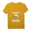 Damen Bevor Du Fragst Bier Biertrinker Bierliebhaber T-Shirt mit V-Ausschnitt – Lustiges Bier-Statement für Männer, Väter und Partyfans