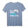 15. Geburtstag Geschenk für Gamer - Lustiges 'Eat Sleep Zocken' T-Shirt mit Controller für Jungen, Mädchen, Männer und Frauen