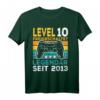 Level 10 Jahre Geburtstagsshirt für Jungen Gamer - Cooles Controller Motiv für den Geburtstag 2013 & Gaming Party Geschenk