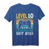 Level 10 Jahre Geburtstagsshirt für Jungen Gamer - Cooles Controller Motiv für den Geburtstag 2013 & Gaming Party Geschenk