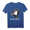 Tux Linux Pinguin Sudo Rm Rf - Computerfreak Hacker T-Shirt für Programmierer, Nerds & IT-Profis, Geschenkidee für Linux Fans