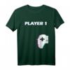 Player1 - Pärchen Valentinstag Gamer Partner T-Shirt – Lustiges Gaming Geschenk für Ehemann, Verlobten & Freund zum Valentinstag & Geburtstag