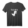 Tea-Rex Trinkender Tyrannosaurus Dinosaurier T-Shirt – Lustiges Geschenk für Dinosaurier-Liebhaber, Kinder & Erwachsene zu Geburtstag, Weihnachten & Jahrestag