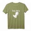 Tea-Rex Trinkender Tyrannosaurus Dinosaurier T-Shirt – Lustiges Geschenk für Dinosaurier-Liebhaber, Kinder & Erwachsene zu Geburtstag, Weihnachten & Jahrestag