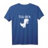 Tea-Rex Trinkender Tyrannosaurus Dinosaurier T-Shirt – Lustiges Geschenk für Dinosaurier-Liebhaber, Kinder & Erwachsene zu Geburtstag, Weihnachten & Jahrestag