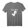 Tea-Rex Trinkender Tyrannosaurus Dinosaurier T-Shirt – Lustiges Geschenk für Dinosaurier-Liebhaber, Kinder & Erwachsene zu Geburtstag, Weihnachten & Jahrestag