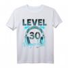 Level 30 Jahre Geburtstag Gamer T-Shirt für Männer & Frauen – Perfektes Geschenk für Zocker, Lanparty & Gaming Fans