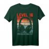 16. Geburtstag Jungen - Level 16 Unlocked Gamer T-Shirt für Teenager, Gaming Party & LAN-Party Outfit