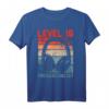 16. Geburtstag Jungen - Level 16 Unlocked Gamer T-Shirt für Teenager, Gaming Party & LAN-Party Outfit