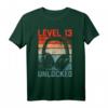 Gamer Geburtstag T-Shirt Level 13 Unlocked für Jungen – Perfektes Geschenk zum 13. Geburtstag für Teenager, Zocker & Gaming-Fans
