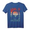 Gamer Geburtstag T-Shirt Level 13 Unlocked für Jungen – Perfektes Geschenk zum 13. Geburtstag für Teenager, Zocker & Gaming-Fans
