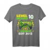 Level 10 Jahre Geburtstagsshirt für Jungen Gamer - Coole Gaming Controller Geburtstags T-Shirt für den 10. Geburtstag 2013