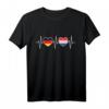 Deutschland und Niederlande Holland Fahne Flaggen T-Shirt - Stolz auf doppelte Staatsbürgerschaft, perfekt für Reisen & Integration