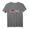 Deutschland und Niederlande Holland Fahne Flaggen T-Shirt - Stolz auf doppelte Staatsbürgerschaft, perfekt für Reisen & Integration