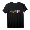 Deutschland und Frankreich Flaggen T-Shirt – Doppelstaatsbürgerschaft, Urlaub, Städtetrip & Integration