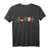 Deutschland und Frankreich Flaggen T-Shirt – Doppelstaatsbürgerschaft, Urlaub, Städtetrip & Integration