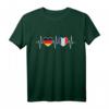 Deutschland und Frankreich Flaggen T-Shirt – Doppelstaatsbürgerschaft, Urlaub, Städtetrip & Integration