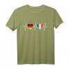 Deutschland und Frankreich Flaggen T-Shirt – Doppelstaatsbürgerschaft, Urlaub, Städtetrip & Integration