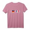 Deutschland und Frankreich Flaggen T-Shirt – Doppelstaatsbürgerschaft, Urlaub, Städtetrip & Integration
