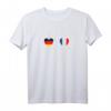 Deutschland und Frankreich Flaggen T-Shirt – Doppelstaatsbürgerschaft, Urlaub, Städtetrip & Integration