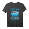 OCEAN IM INNEREN HAT SEINE EIGENEN GEHEIMNISSE T-Shirt – Für Taucher, Segler & Meeresliebhaber, inspiriert von den Geheimnissen des Meeres