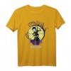 HapOwl Wednesday Playing Celo T-Shirt mit Glasfenster - Lizenziertes Addams-Familien Merchandise für Fans