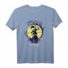 HapOwl Wednesday Playing Celo T-Shirt mit Glasfenster - Lizenziertes Addams-Familien Merchandise für Fans