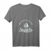 Damen Mir reichts ich geh Segeln T-Shirt mit V-Ausschnitt – Lustiges Segler Design als Geschenk für Skipper, Segelbootfans und Seglerinnen