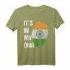 Indische Flagge DNA T-Shirt - Fingerabdruck mit Chakra für Stolze Inder, Hinduismus & kulturelle Anlässe