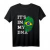 Es Ist In Meiner DNA Brasilien - Brasilianisches Wurzel T-Shirt für Brasilianer, Fans und Reisebegeisterte