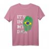 Es Ist In Meiner DNA Brasilien - Brasilianisches Wurzel T-Shirt für Brasilianer, Fans und Reisebegeisterte