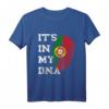 Es Ist In Meiner DNA Portugal Genetik Portugiese Wurzeln T-Shirt – Stolz auf portugiesische Herkunft & als Geschenk für Familie & Freunde