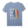Es Ist In Meiner DNA Rumänien Genetik Rumäne Fingerabdruck T-Shirt - Stolz auf rumänische Wurzeln & Kultur