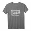 Guanin Cytosin Adenin Thynin DNA Nukleotide Genetiker T-Shirt – Wissenschaftliches Design als Geschenk für DNA- und Genetik-Experten