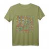 Welt Flaggen T-Shirt mit 210 Flaggen – Cooles Travel Geographie Shirt für Kids, Studenten und Reisefans
