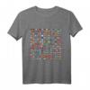 Welt Flaggen T-Shirt mit 210 Flaggen – Cooles Travel Geographie Shirt für Kids, Studenten und Reisefans
