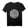 Lebensblume Flower Of Life T-Shirt – Spirituelles Symbol für Meditation, Energie & Liebe für Esoteriker, Yogis & Geistliche