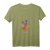 Damen Chakra Colors Design für Frauen oder Tantra Man Om T-Shirt mit V-Ausschnitt – Spirituelles Yoga- und Meditationsshirt mit Om & Baum des Lebens