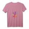 Damen Chakra Colors Design für Frauen oder Tantra Man Om T-Shirt mit V-Ausschnitt – Spirituelles Yoga- und Meditationsshirt mit Om & Baum des Lebens