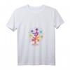 Damen Chakra Colors Design für Frauen oder Tantra Man Om T-Shirt mit V-Ausschnitt – Spirituelles Yoga- und Meditationsshirt mit Om & Baum des Lebens