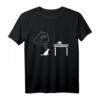 Katze Gleichungssystem T-Shirt – Lustiger Mathe Spruch für Kinder, Männer & Frauen zum Geburtstag oder Weihnachten